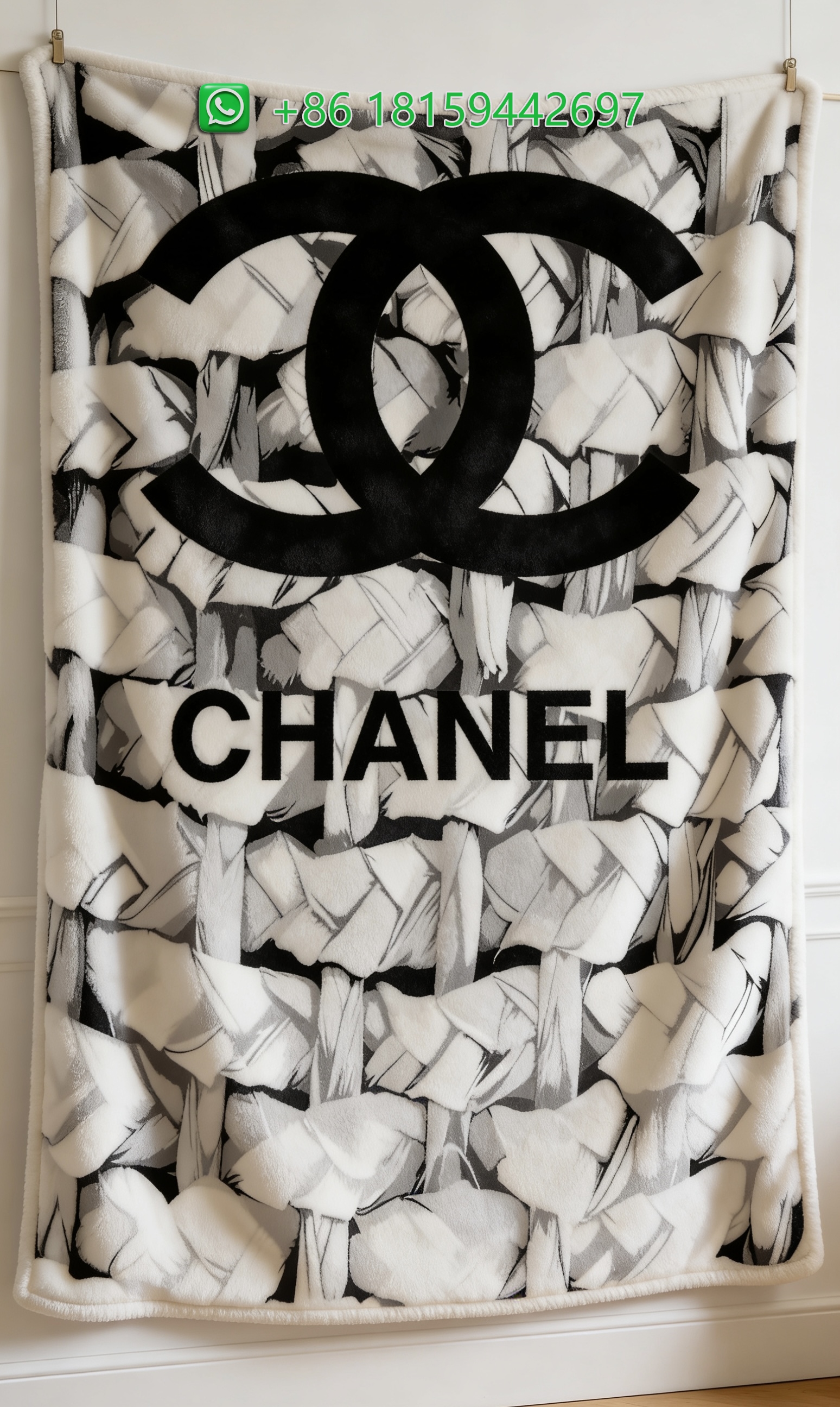 Chanel Throw Blankets